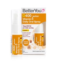 베러유 디400 주니어 데일리 비타민D 구강 스프레이, 15ml, 3개