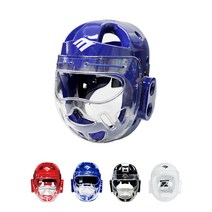 무스포 디핑 투명 헤드기어 G-D16, 흰색