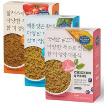 원더푸드 강아지 화식 한 끼 영양 대용식 10종, 닭고기+연어+황태