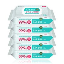그린핑거 손소독 물티슈 캡 30매 5팩 손소독티슈