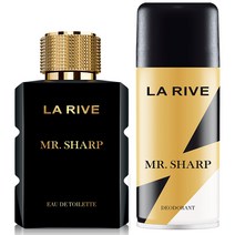 [공식수입] 라리브 남성향수 & 데오드란트 2종 100+150ml, 미스터샤프 2종 (향수+데오드란트)