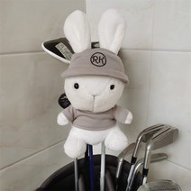 골프클럽 커버 2023 토끼 년 룩 우드 털 봉 풀오버 후드 보호케이스 춘절 기프트 4993789738, 토끼 후드다 코스목 화이트