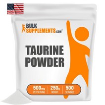 미국 BulkSupplements Taurine Powder 250g 타우린 분말 대용량 벌크서플먼트 직구 고함량