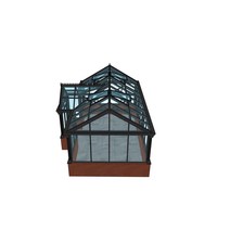 주문 중국 제조자 모듈 조립식 4 절기 일광 욕실 빈 태양 집 문 및 windows 알루미늄 유리 sunroom, 한개옵션0