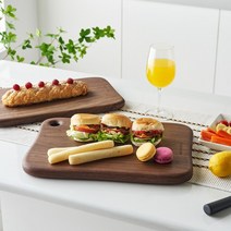 [바우하우스] 북미산 호두나무 도마 빈티지 4025 중+미니도마증정 통원목 월넛