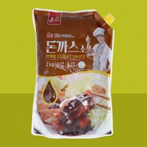 한맥 돈까스소스 2kg 닭강정소스 2kg 스파우트