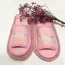 초극세사 청소 슬리퍼 (리필1증정) 거실 걸레 실내화, 핑크