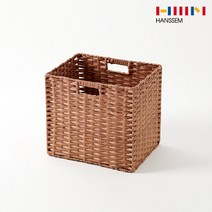 한샘 볼드 라탄 패턴 바스켓 대 브라운 2P세트, 단일/상품, 2개