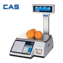 카스 라벨프린터 전자저울 CL5200-15P (15kg) 개체이력관리 정육점 마트 채소 청과 수산 반찬코너, CL-5200B 15kg(기둥 없음)