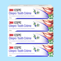 3M ESPE 클린프로 치약 스피아민트 4개 불소치약, 1세트, 113g