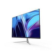게이밍모니터 144hz 27인치 240hz JOHNKANG 21.5 인치 스트레이트 컴퓨터 모니터 FHD 75Hz 1920x1080 게이밍 오피스 커브드 디스플레이 화면 VGA, [02] Black Straight, 02 Black Straight