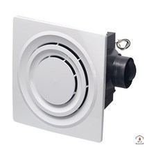 금강그린팬 아파트 화장실 욕실 배기휀 환풍기 천장 전동 댐퍼 교체 KV15D KV100D, KV100D 소형