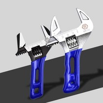 자동몽키스패너 멍키 초경량 집안공사 조임 라쳇, 8인치 짧은 핸들(개방 45mm)