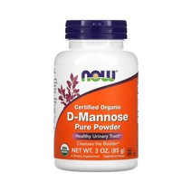 나우푸드 오가닉 디만노스 D-Mannose 2000mg 분말 가루 파우더 85g, 1개