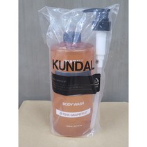 쿤달 퓨어 바디워시 바디클렌저 핑크그레이프프룻향, 1058ml, 3개
