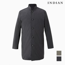 [인디안] [INDIAN] 스탠드카라 베스트 착탈 트렌치 코트_MIUEHVF8461