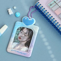 하트 체리 귀여운 곰돌이 네컷필름 키링 미술관표 앨범 연극표 포카북, 04 오로라 베어