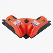 레이저 레벨기 90도 직각 스퀘어 미니 니보 레벨 측정 도구 레벨러 건설 전자, 빨간색