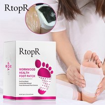 RtopR 웜 우드 건강 바디 해독 발 패치 효과적으로 수면 여드름 슬리밍 뷰티, 한개옵션0