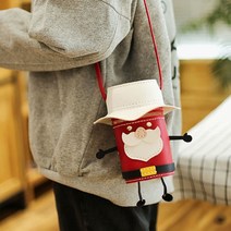 집콕놀이 손바느질 산타미니백 가죽가방 키트 DIY