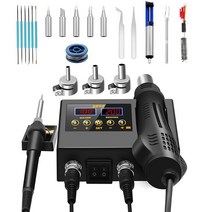 납땜기 인두기 8898 납땜 인두 공기 역 DIY 디지털 재 작업 전화 수리 GA SMD 공구 용접 8786D, 04 D