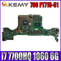 acer 노트북 da0zglmbed0 pt715-51 triton 700 predator triton 700 마더보드 메인보드 nbq2k110027 i7-7700hq gtx1060, 없음