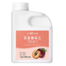흥국 맘스 리얼베이스 자두살구 1kg, 1통