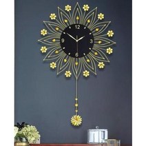 예쁜 벽시계 거실 인테리어 무소음 벽시계 고급 추시계 홈데코, 60*96CM