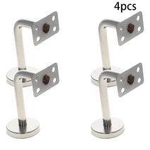 50 직경 난간 브래킷 스테인레스 스틸 벽 닦았 세련된 실버 핸드 레일 계단, 12 304 A12x60x60mm