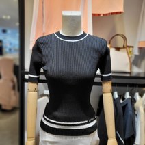 LPGA 골프 여성 여름 골조직 라운드 스웨터 L222KT607PBK