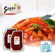 [소스의 모든것] 추억의 학교 떡볶이 소스 / 2kg / 업소용 / 보통맛 / 매운맛 / The매운맛
