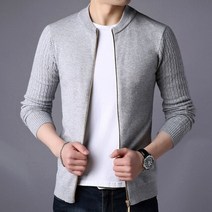 숄카라가디건 남자롱가디건 봄 남성 스웨터 카디건 솔리드 긴 소매 니트 코트 전체 지퍼 캐주얼 울 스웨터 조수 슬림 남성 가을 의류