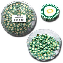 쪼아닷컴 슬라임 재료 및 구슬 비즈, 통 슬라이스 메론
