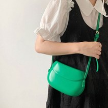 핑크비올라 / 지브리 애나멜 라운드 레더 숄더백 크로스백 가방
