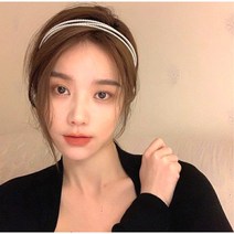 루즈루나 샤우닝 우아한 진주 명품 셀프 웨딩 머리띠 헤어밴드