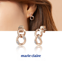 마리끌레르 로지 귀걸이 MCERS035S 14K Gold Plated