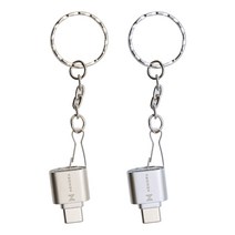 네모라 C타입 USB 3.1 마이크로SD 카드리더기 OTG리더기 초슬림 초경량 노트북 스마트폰 태블릿 아이패드 맥북 블랙박스, 라이트실버(SS-CRDC3LSV)