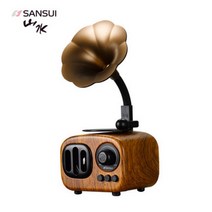 음향가전 블루투스 스피커 산수이/산수 T31 블루투스 스피커 큰 볼륨 미니 오디오 휴대용 빈티지 귀요미 오디오 폰 컴퓨터 무선 꽂이 저음포, 오류 발생시 문의 [ 블랙초이스 ], 02 붉은색