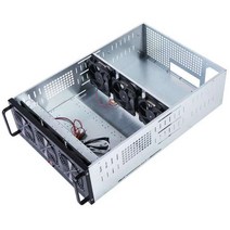 PC 케이스 6gpu 8gpu 4u 서버 마이닝 프레임 rig 농장 마더보드 하우징, 6명의 팬과 함께