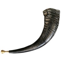 블랙 수제 쇼파르 천연 버팔로 뿔피리 물소 뿔나팔, 노즐 블랙 혼 50에서 60CM