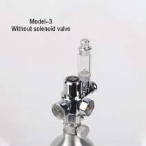 DIY 수족관 CO2 레귤레이터 마그네틱 솔레노이드 키트 체크 밸브 액세서리 리액터 제너레이터 시스템, 5+W21.8