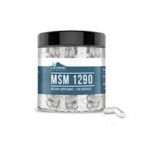 Methylsulfonylmethane (MSM) (200 Capsules) Non-GMO Easy-to-Take Caps Made in The USA (1290 mg Serv, 1, 기타