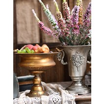 유럽 복고풍 꽃꽃이 화병 인테리어 장식 카페 엔틱, 8호 실버