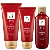 [려] 함빛 극손상&영양 트리트먼트 (300ml + 180ml) + 함빛샴푸180ml 증정, 1세트(트300ml+트180ml)+함빛샴푸180ml증정