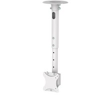 CLB-110F(화이트) 15~27인치 티비 천정형 브라켓 TV 설치 모니터, CLB-110F(화이트 기본1m+연결봉110cm)