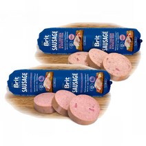 브릿 프리미엄 독 강아지 화식사료 소세지 800g 3종, 화식 닭고기&흰살생선