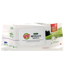 스카치브라이트 3M 베이킹소다 물걸레청소포 마일드 대형 30p, 1개
