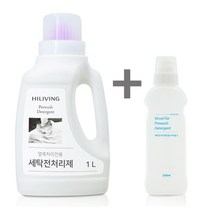 섬유 얼룩제거제1L+전용용기세트 (찌든 때 전용 부분 얼룩처리 전용 세제), 1개