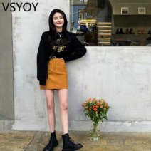 vsyoy 봄과 가을 여성의 2023 년 초 봄 차 드레스 소금 튀김 거리 드레스 투피스