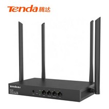 와이파이 증폭기 공유기 인터넷 Tenda-W15E AC1200 듀얼밴드 무선 엔터프라이즈 라우터 리피터 6dBi 고성능 안테나 4 개 장착 보다 넓은 커버리지 설치, [04] add AU adapter, [01] without retail box